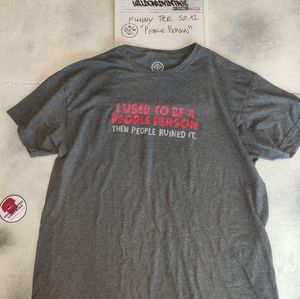 Funny People Person T shirt Mens XL